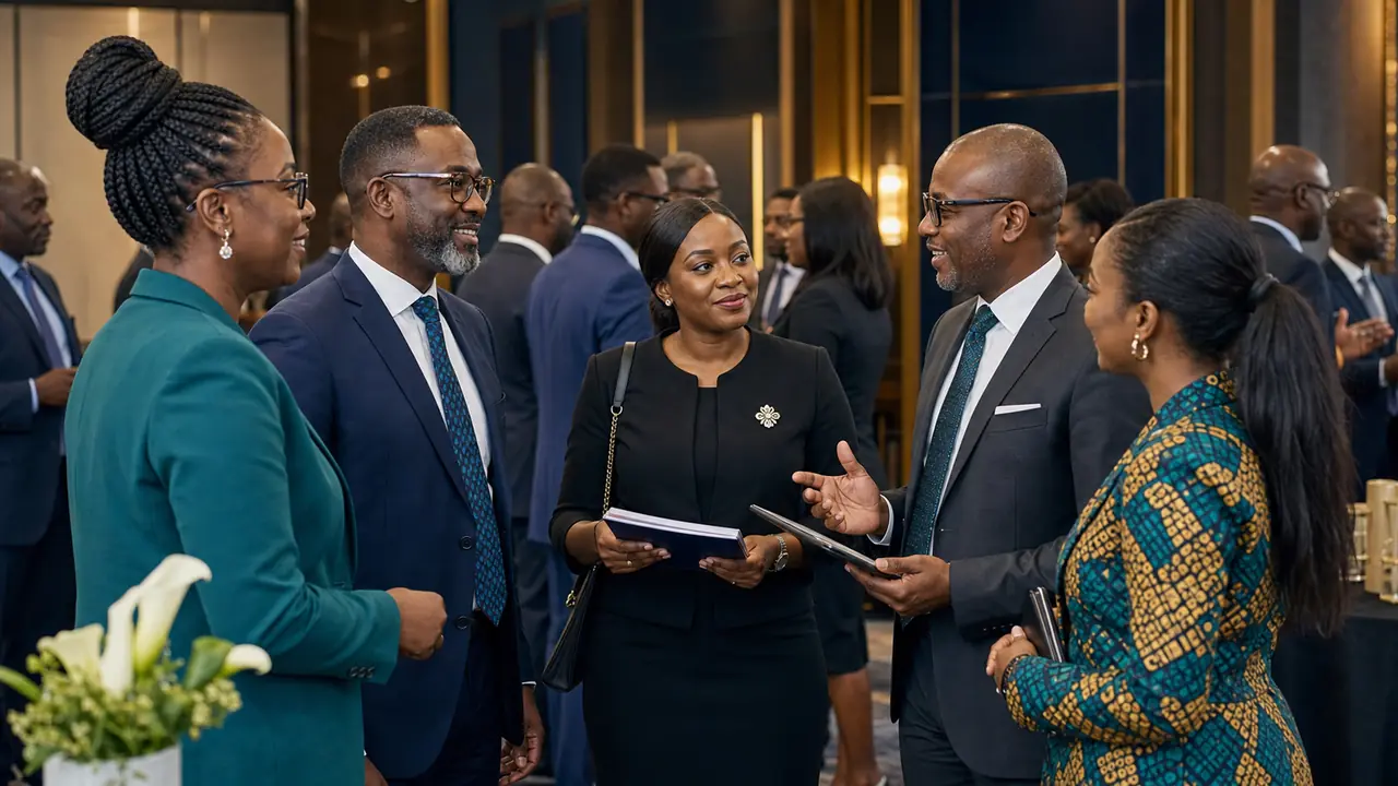 African corporate professionals networking through IIPM membership